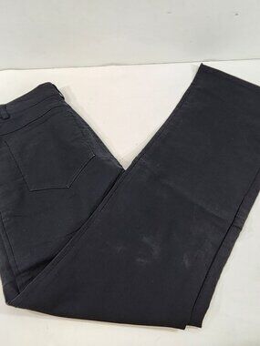 Le Chateau Black Wide Leg Dress Pants Size 5 Made in Canada Vtg Y2K